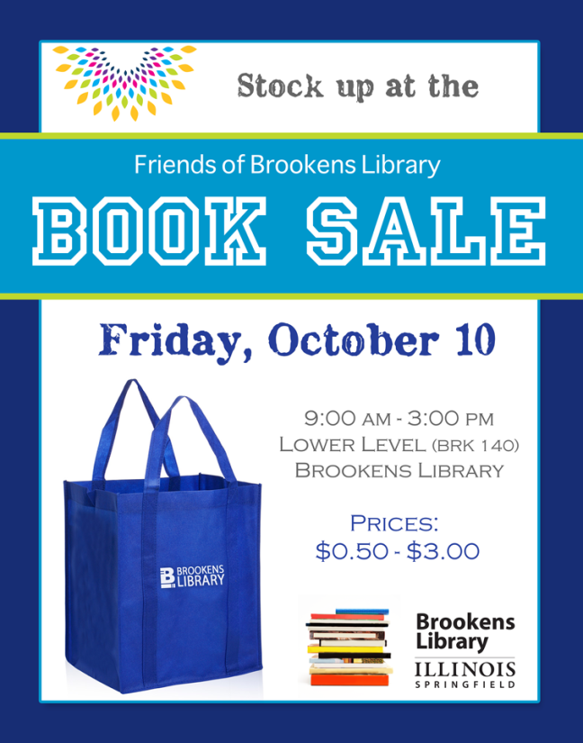 Friends of Brookens Library Book Sale_October 10