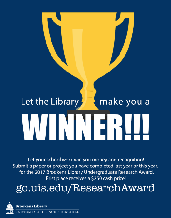 Brookens Library Undergraduate Research Award